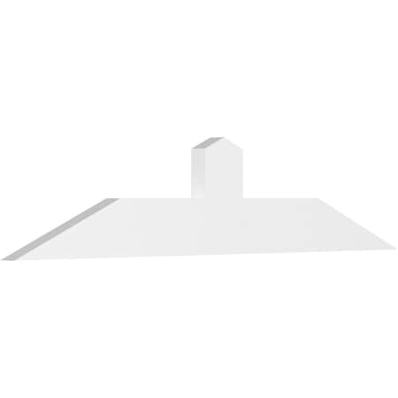 Ekena Millwork Portland Architectural Grade PVC Gable Bracket, 60"W x 12 1/2"H x 2"D x 6"F, 5/12 Pitch GBP060X13X0206POR00